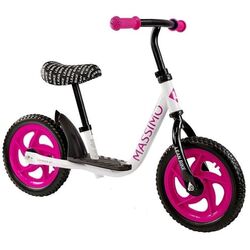Bicicleta fara pedale Lean Bike Massimo (Pink/White)