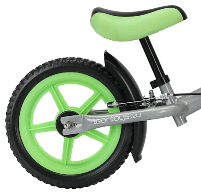 Bicicleta fara pedale Lean Bike ST-MS014 (Green/Gray)