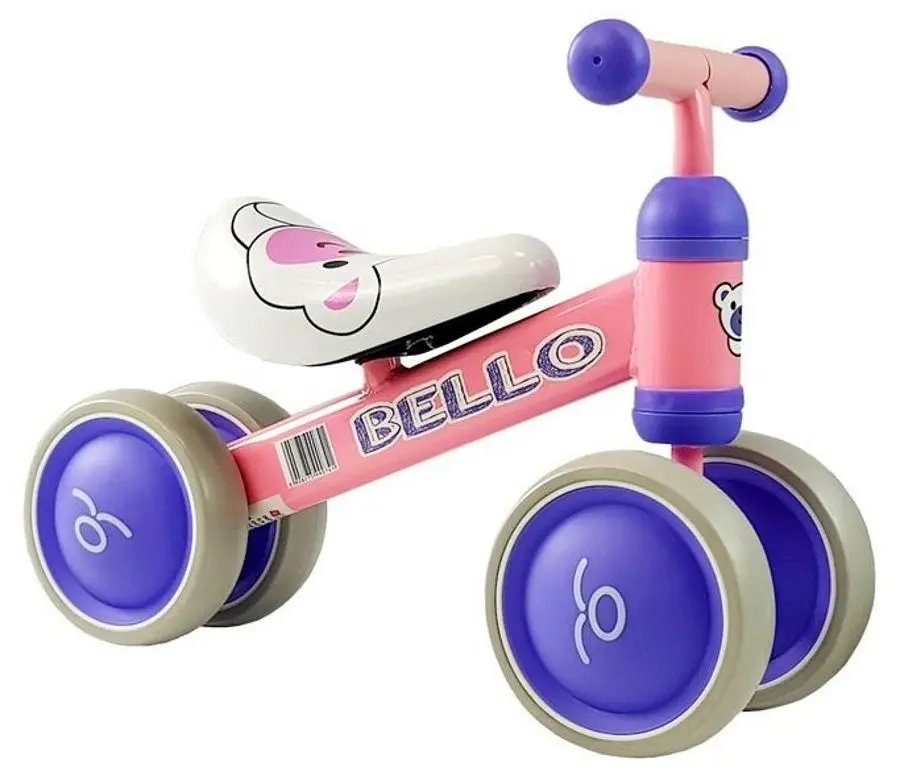 Bicicleta fara pedale LeanToys 5262 (Pink/Violet)