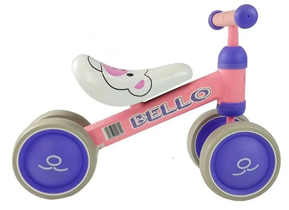 Bicicleta fara pedale LeanToys 5262 (Pink/Violet)