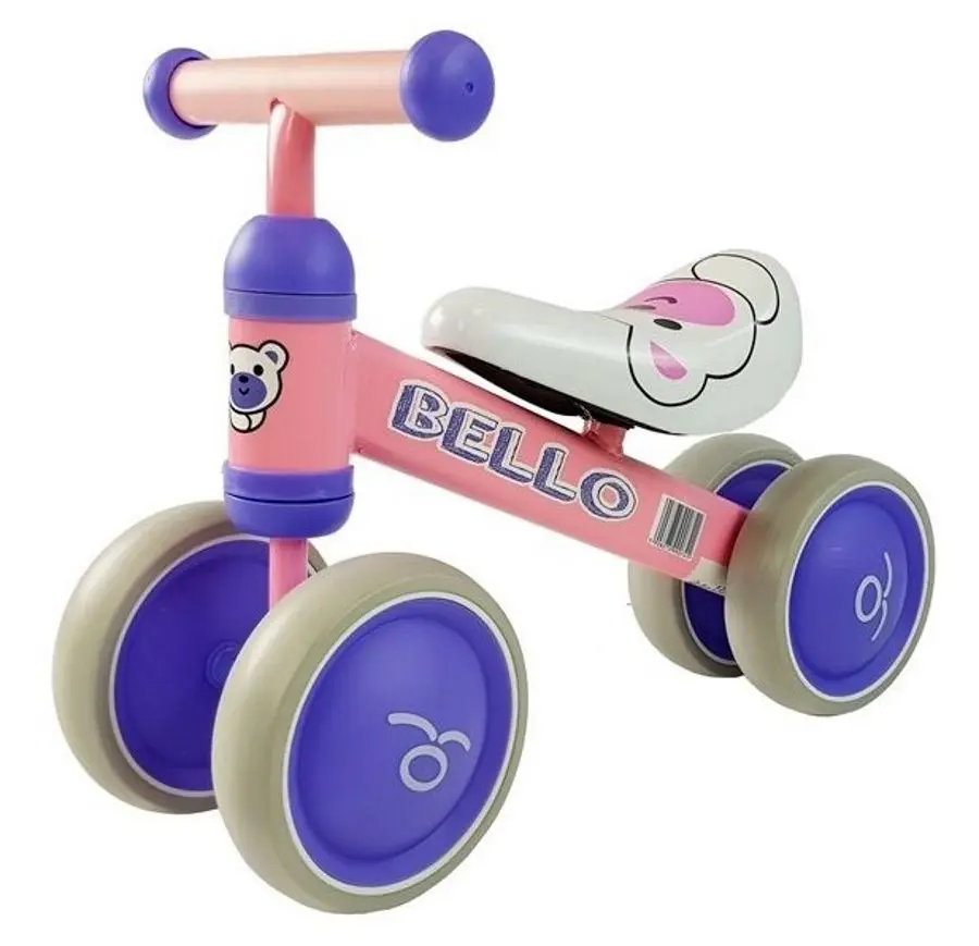 Bicicleta fara pedale LeanToys 5262 (Pink/Violet)