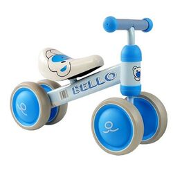Bicicleta fara pedale LeanToys 5263 (White/Blue)