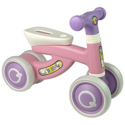 Bicicleta fara pedale LeanToys Hello (Pink/Purple) Thumb