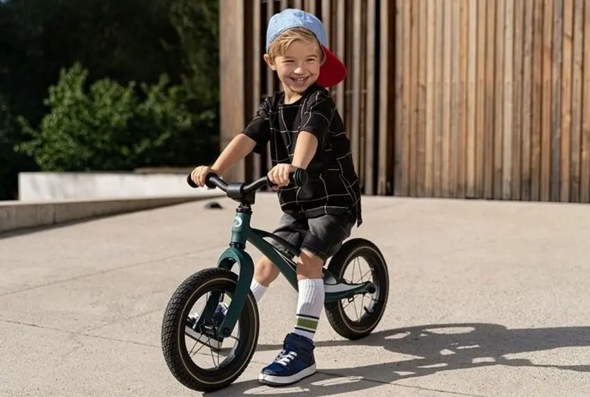 Bicicleta fara pedale Lionelo Bart Air Forest (Green) - 5