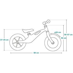 Bicicleta fara pedale Lionelo Bart Air (Sporty Black) Thumb