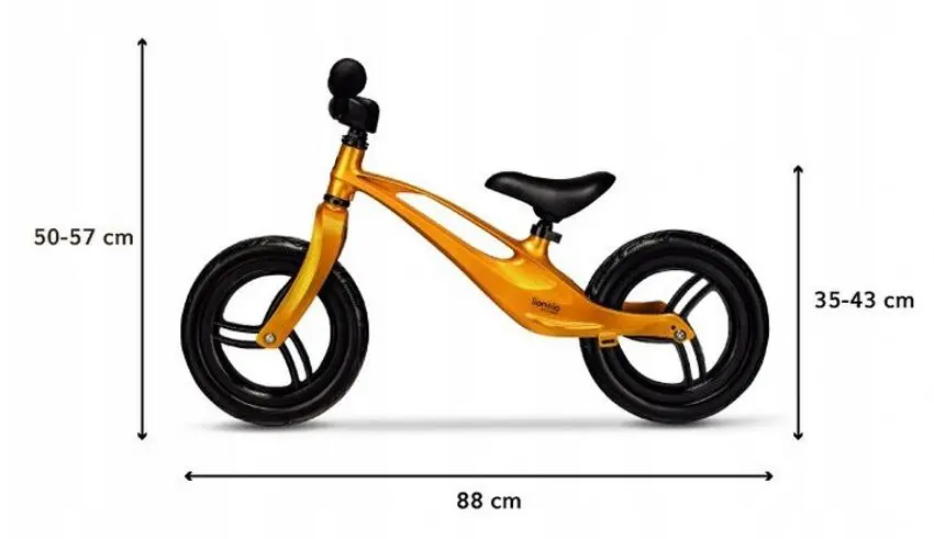 Bicicleta fara pedale Lionelo Bart (Goldie) - 5