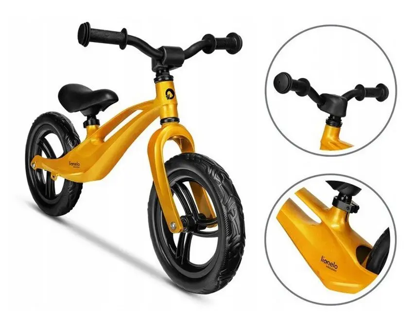 Bicicleta fara pedale Lionelo Bart (Goldie) - 2
