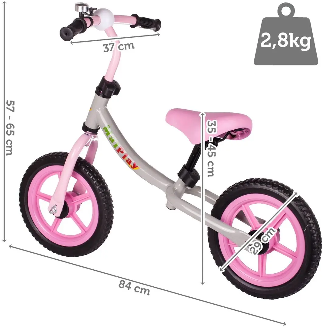 Беговел Malplay Bell (Pink)