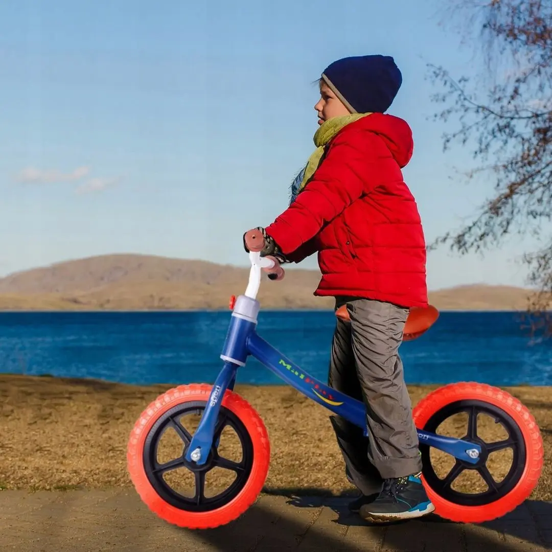 Bicicleta fara pedale MalPlay Sport 109202 (Blue/Red) - 4