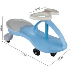 Bicicleta fara pedale MalPlay Swinging (Blue/Grey) Thumb