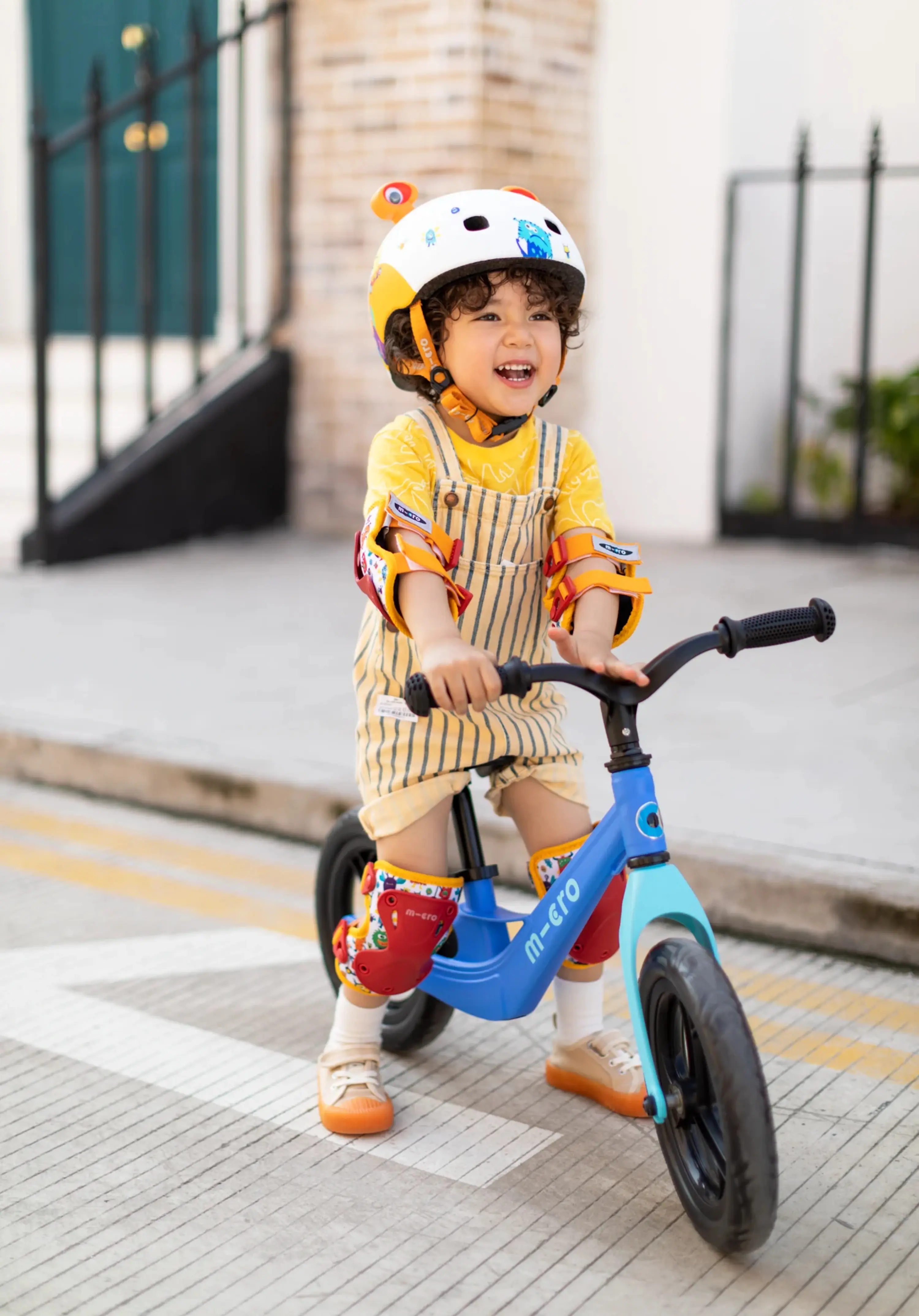 Bicicleta fara pedale Micro Balance Bike Lite (Chameleon Blue) - 3