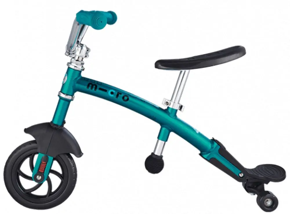 Bicicleta fara pedale Micro G-Bike Chopper Deluxe (Aqua)