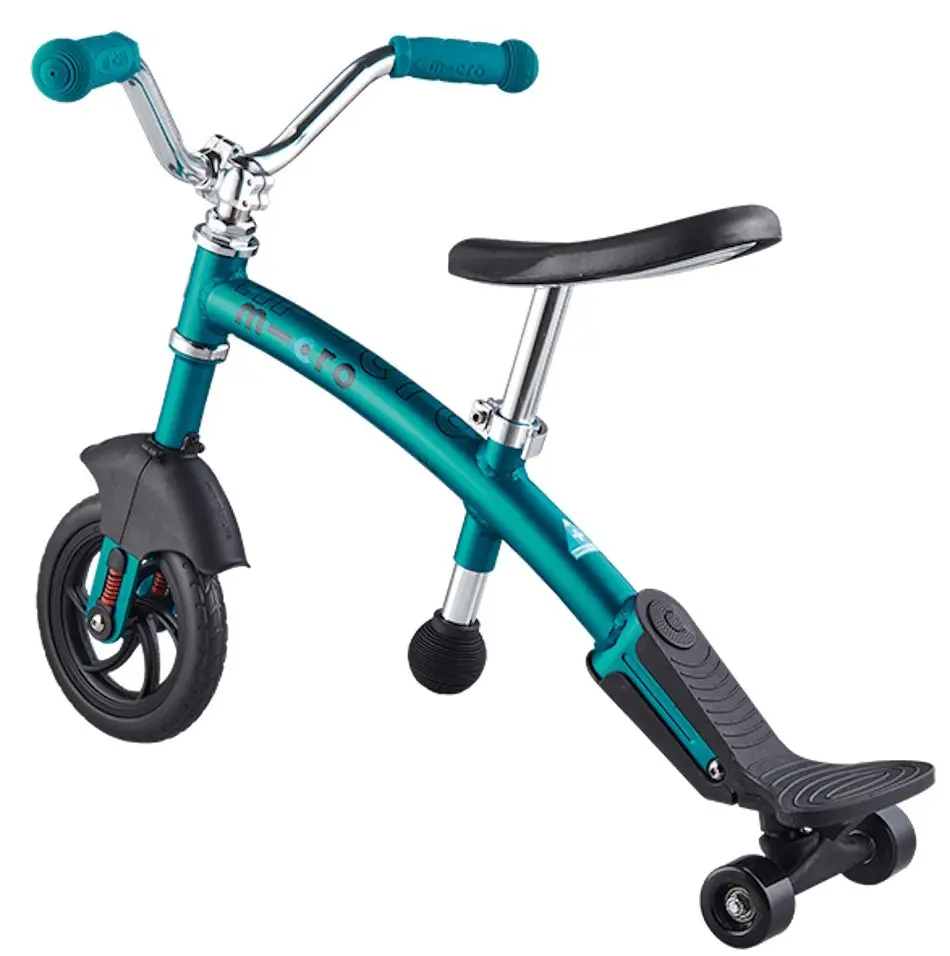 Bicicleta fara pedale Micro G-Bike Chopper Deluxe (Aqua)
