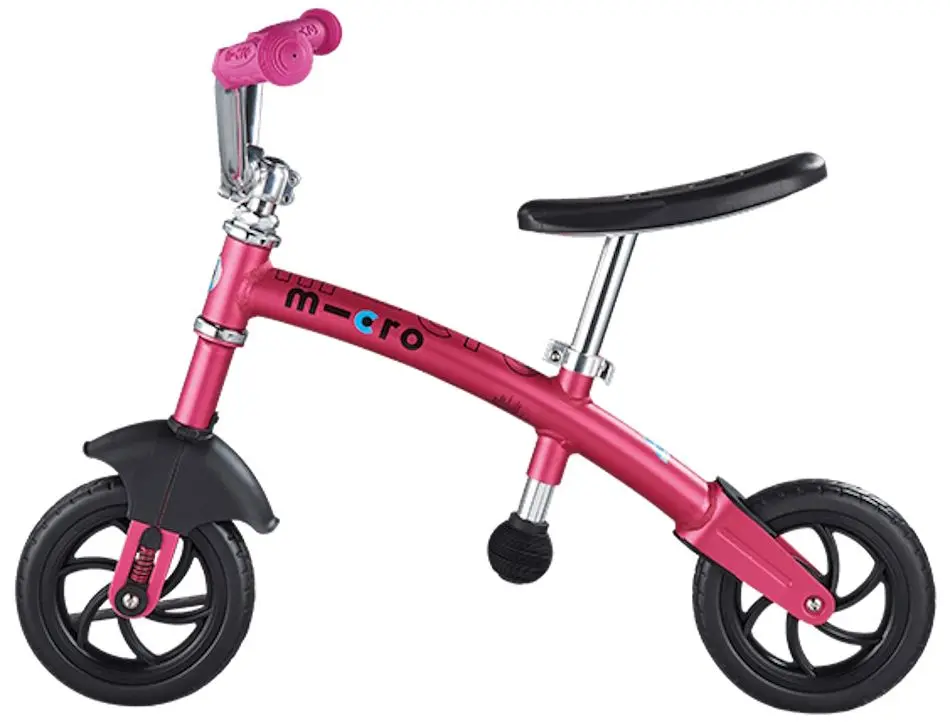 Bicicleta fara pedale Micro G-Bike Chopper Deluxe (Pink)