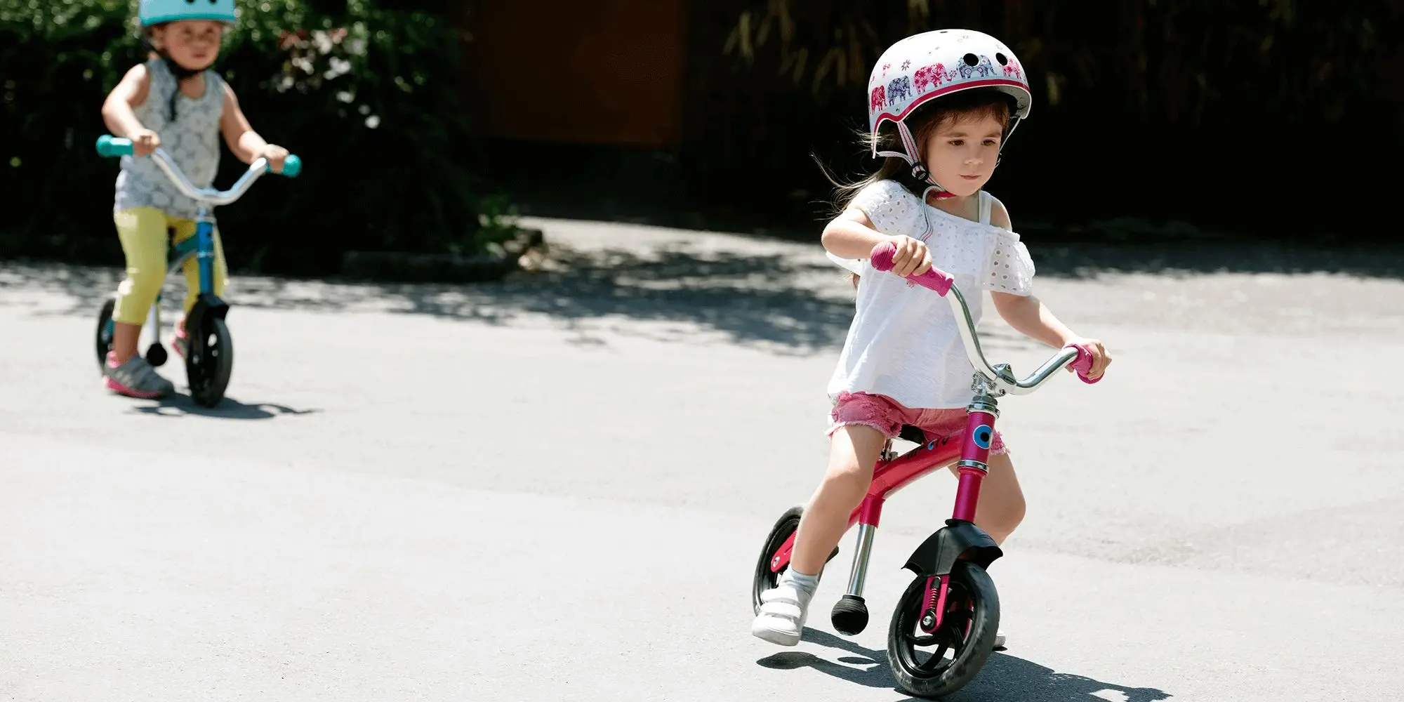 Bicicleta fara pedale Micro G-Bike Chopper Deluxe (Pink)