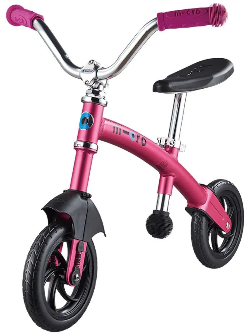 Bicicleta fara pedale Micro G-Bike Chopper Deluxe (Pink)