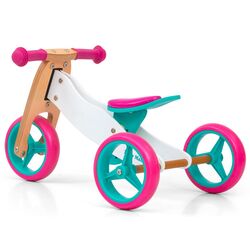 Беговел 2в1 Milly Mally Jake Classic Candy (White/Pink/Turquoise) Thumb