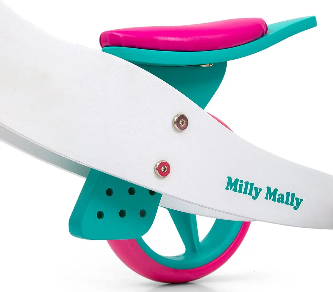 Беговел 2в1 Milly Mally Jake Classic Candy (White/Pink/Turquoise) - 5