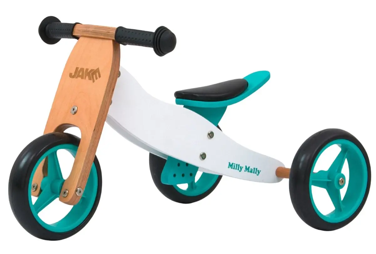 Беговел 2в1 Milly Mally Jake Classic (Mint/White)