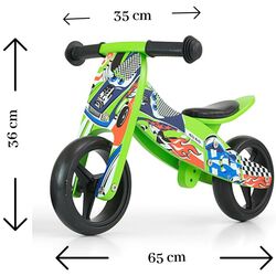 Беговел 2в1 Milly Mally Jake (Green) Thumb