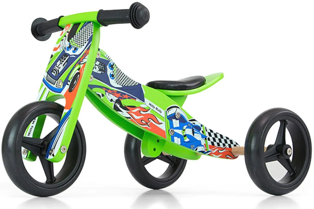 Беговел 2в1 Milly Mally Jake (Green)