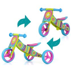 Bicicleta fara pedale 2in1 Milly Mally Jake Rainbow (Milticolored) Thumb