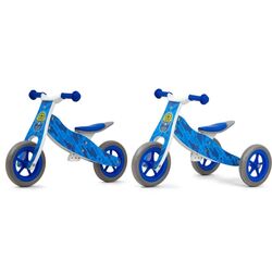 Беговел 2в1 Milly Mally Look Army (Blue) Thumb