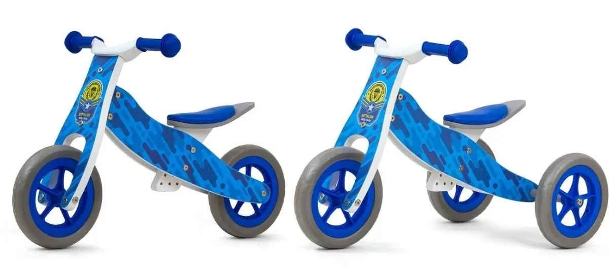 Беговел 2в1 Milly Mally Look Army (Blue) - 3