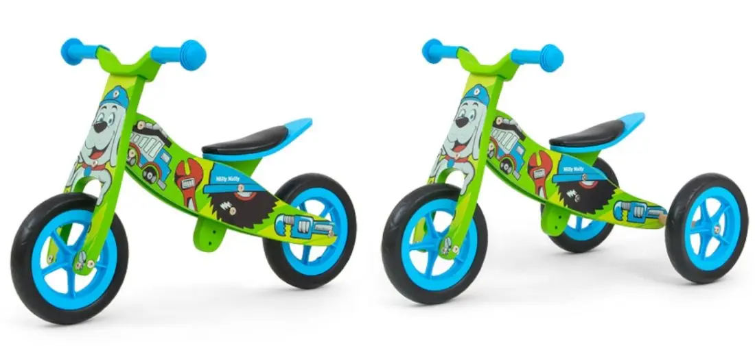 Беговел 2в1 Milly Mally Look Bob (Green/Light Blue) - 3