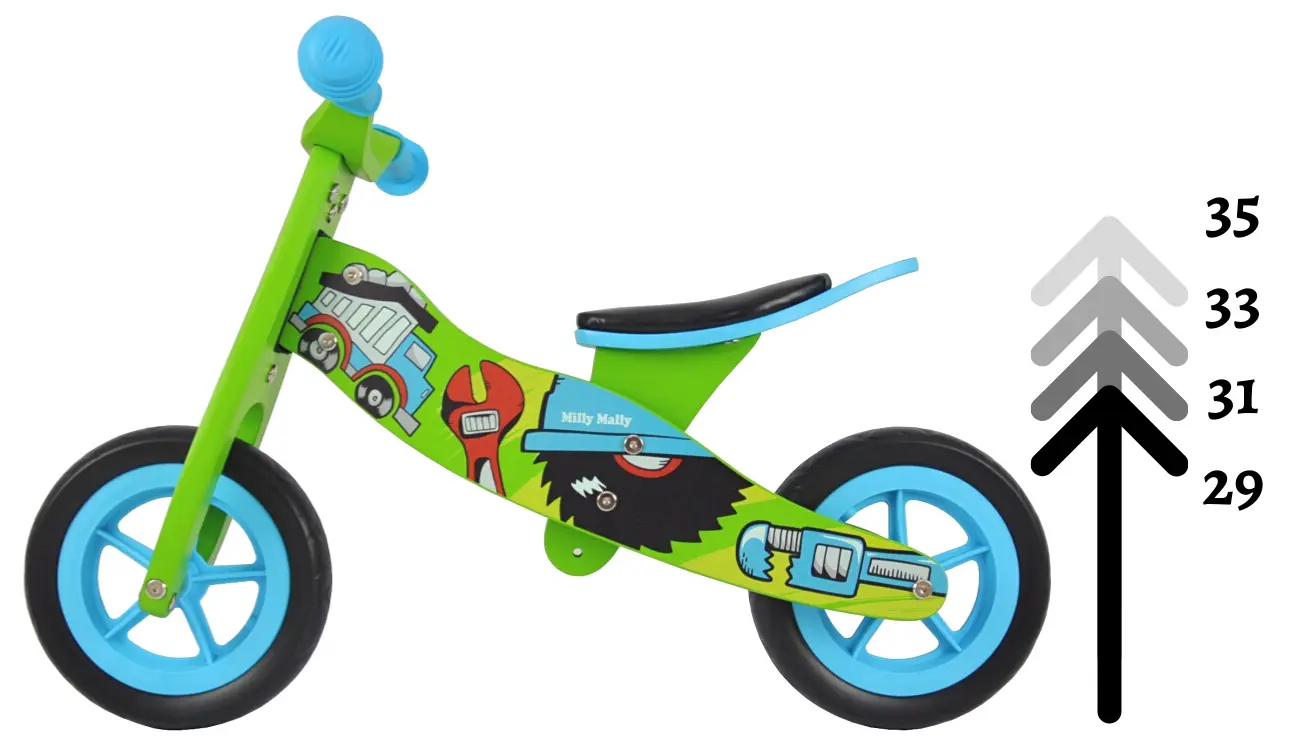 Беговел 2в1 Milly Mally Look Bob (Green/Light Blue) - 5