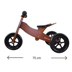 Беговел 2в1 Milly Mally Look (Dark Natural) Thumb