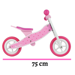 Беговел 2в1 Milly Mally Look Hearts (Pink) Thumb