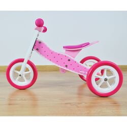 Беговел 2в1 Milly Mally Look Hearts (Pink) Thumb