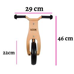 Беговел 2в1 Milly Mally Look (Natural) Thumb