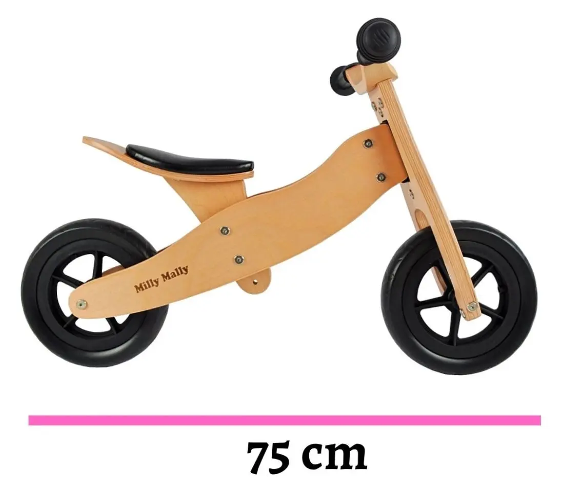 Беговел 2в1 Milly Mally Look (Natural) - 6