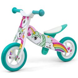 Bicicleta fara pedale 2in1 Milly Mally Look Unicorn (White/Turquoise) Thumb