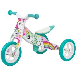Беговел 2в1 Milly Mally Look Unicorn (White/Turquoise)