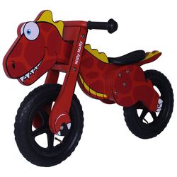 Bicicleta fara pedale Milly Mally Dino (Red)