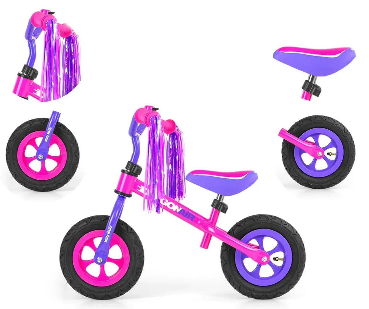 Bicicleta fara pedale Milly Mally Dragon Air (Pink) - 2