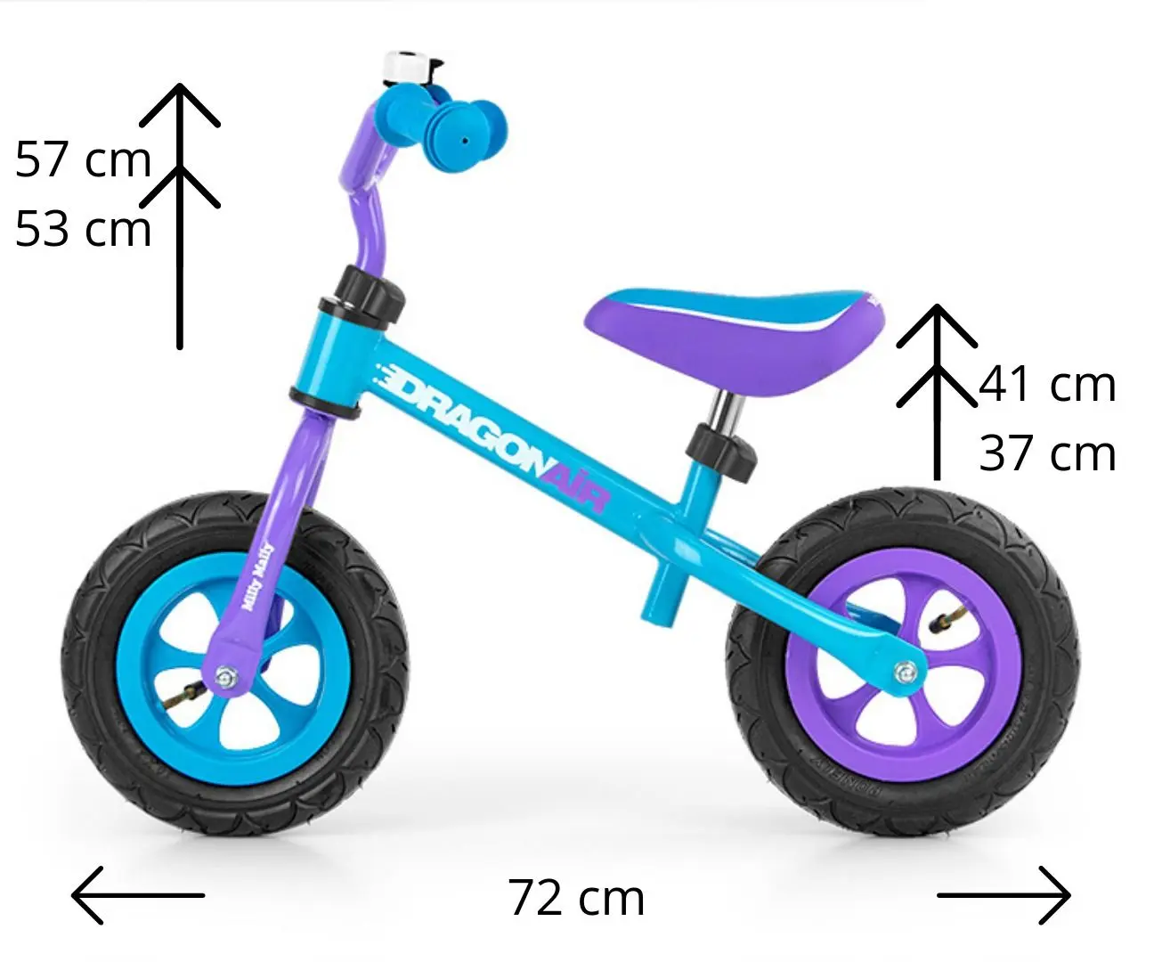 Беговел Milly Mally Dragon Air (Turquoise) - 2