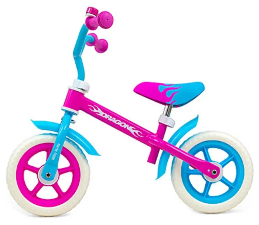 Bicicleta fara pedale Milly Mally Dragon (Candy)