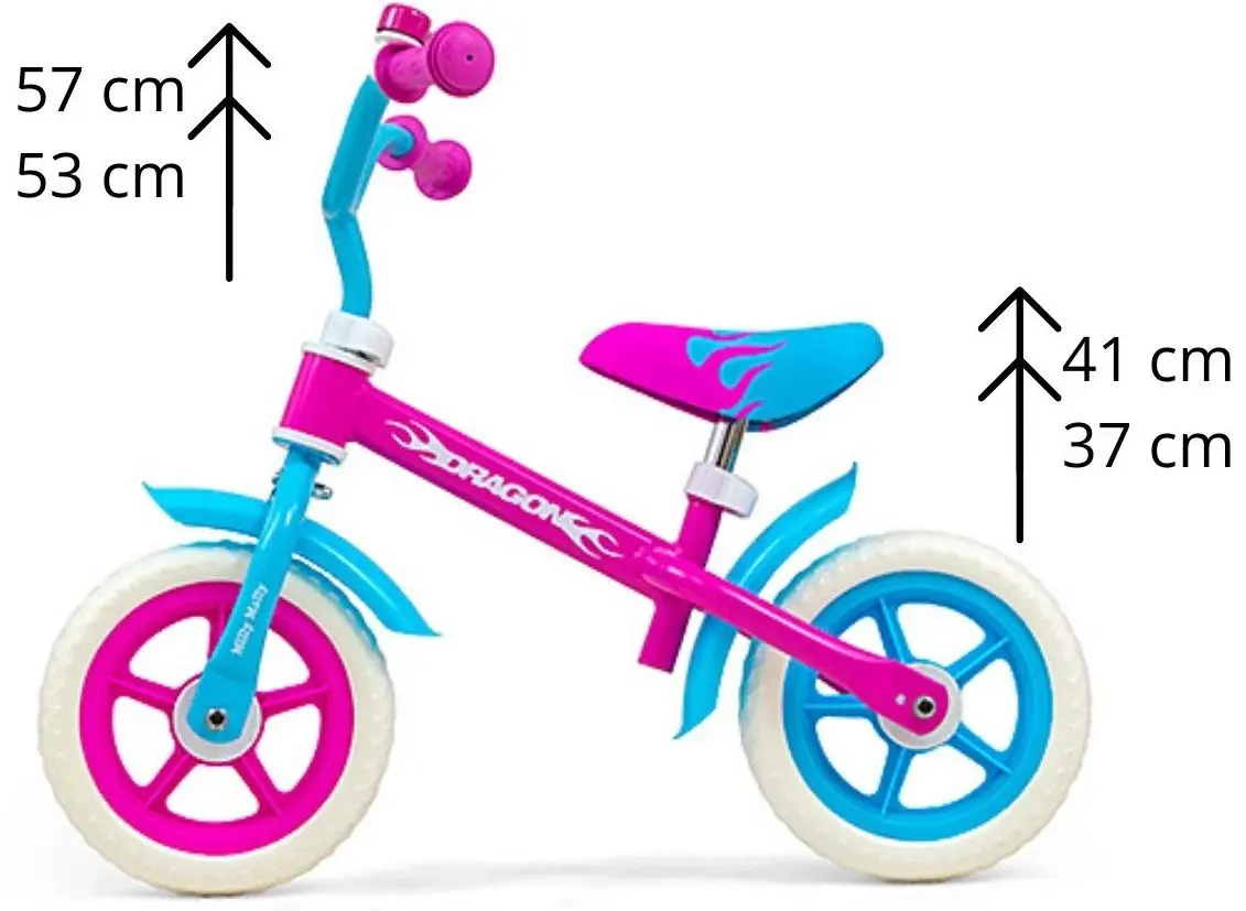 Bicicleta fara pedale Milly Mally Dragon ML-24811 (Mint) - 4