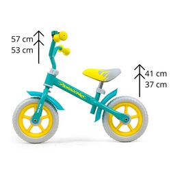 Bicicleta fara pedale Milly Mally Dragon (Mint) Thumb