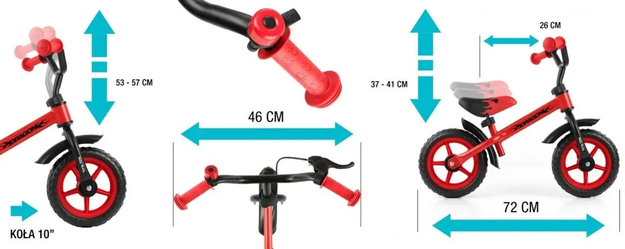 Беговел Milly Mally Dragon ML-2176 (Multicolor) - 4