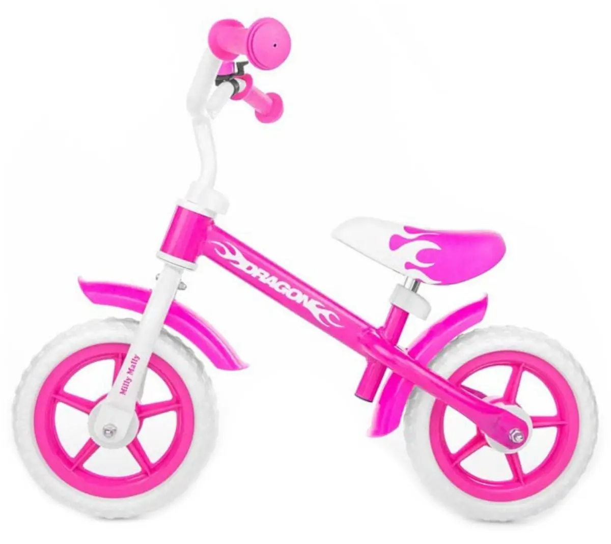 Bicicleta fara pedale Milly Mally Dragon (Pink)