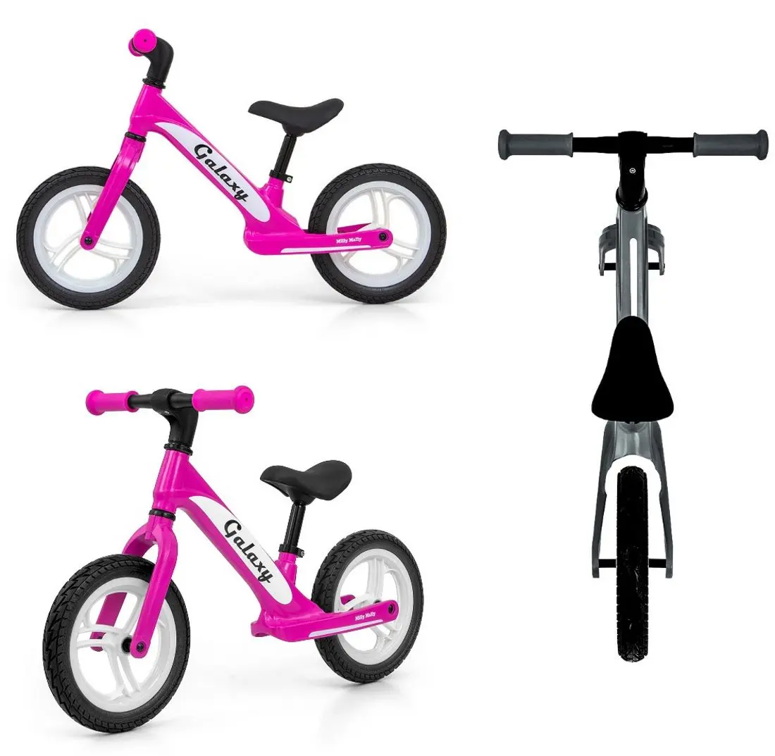 Bicicleta fara pedale Milly Mally Galaxy (Pink) - 6