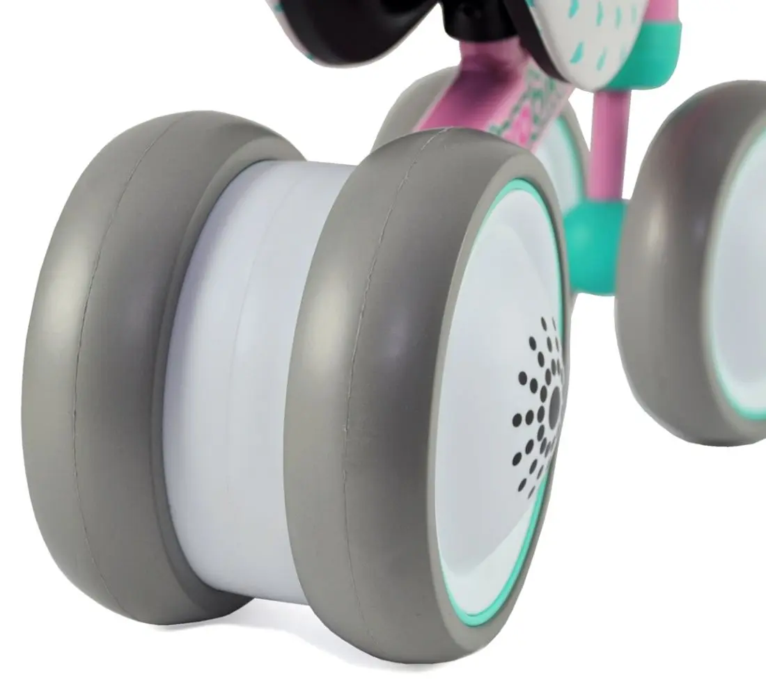 Bicicleta fara pedale Milly Mally Micro Cat (Pink/Turquoise) - 6