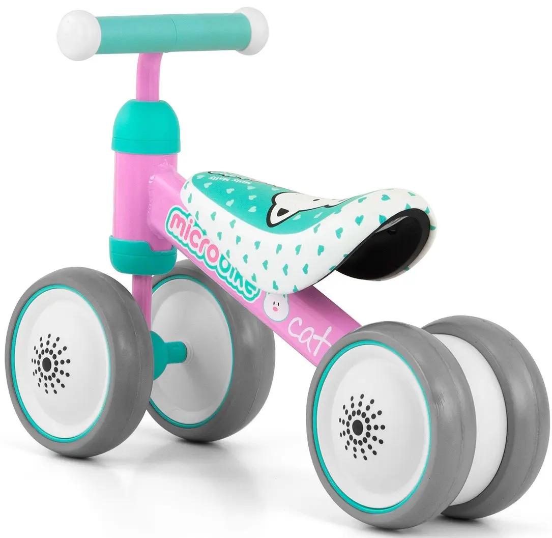 Bicicleta fara pedale Milly Mally Micro Unicorn (Pink/Purple) - 2