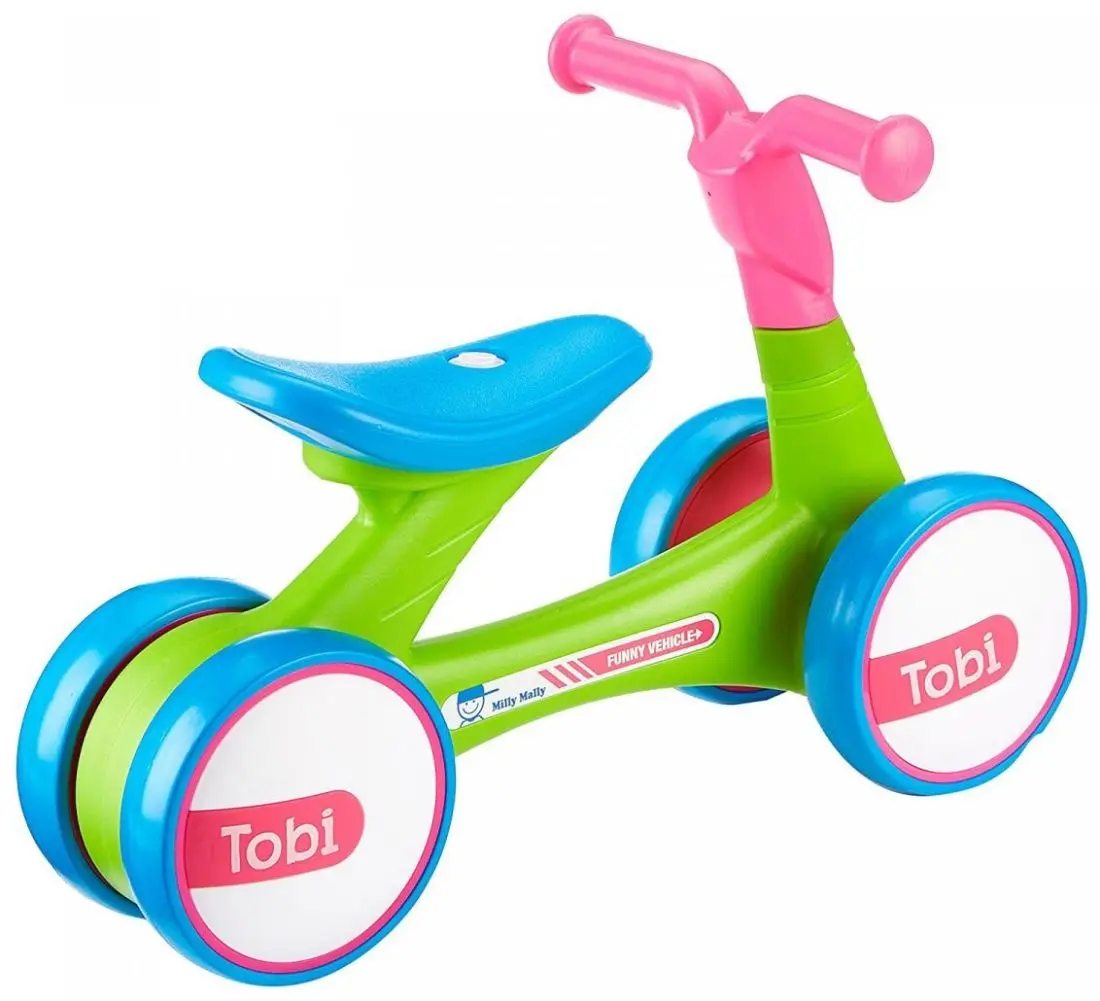 Беговел Milly Mally Tobi (Pink/Green) - 2