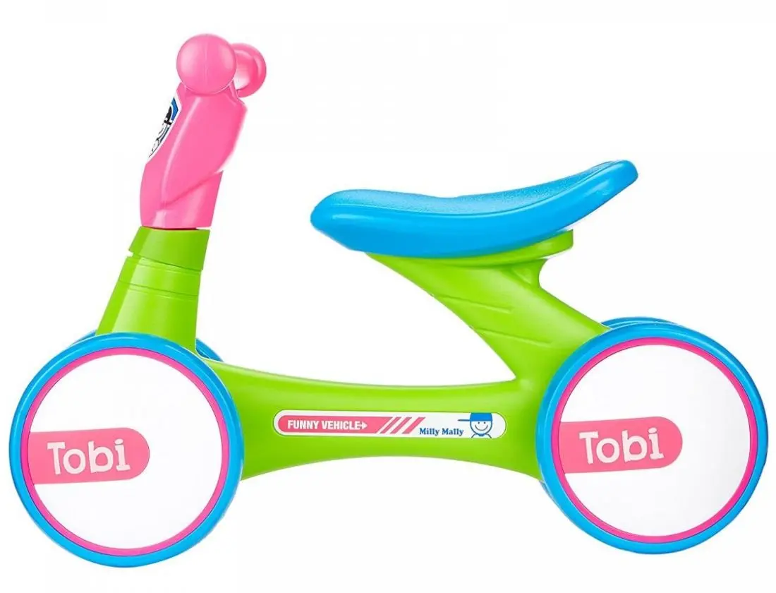 Беговел Milly Mally Tobi (Pink/Green) - 3